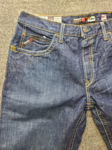 Ariat M3 Work Jeans Mens 36x32 FR Flame Resistant Loose Fit Straight Leg Cat2 - Picture 11 of 20