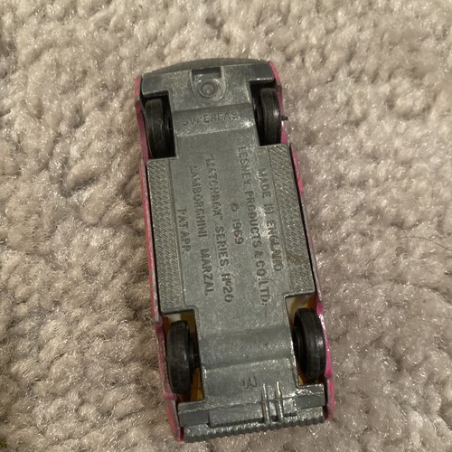 Matchbox Superfast #20 Pink Lamborghini Marzal Made In England - Picture 9 of 10