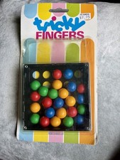 Vtg 1980s Tricky Fingers Blister Pack Regev 54014/A HTF Pocket Game NEW Sealed