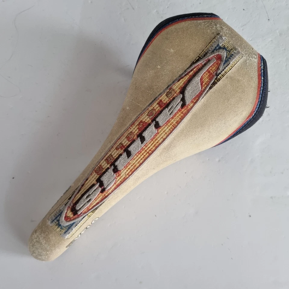 Jamis Saddle Velo Crossbow Ti rails Bicycle Seat white black blue red retro bike - Image 2 of 4