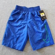 Nike Boys Blue Swim Shorts Size S 8  10 Yrs NWT
