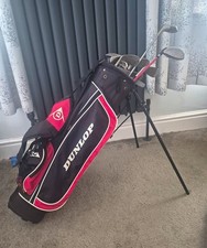 Dunlop Stand Golf Bag And Golf Clubs