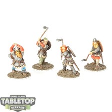 SAGA Tabletop - 4x Vinkings - bemalt