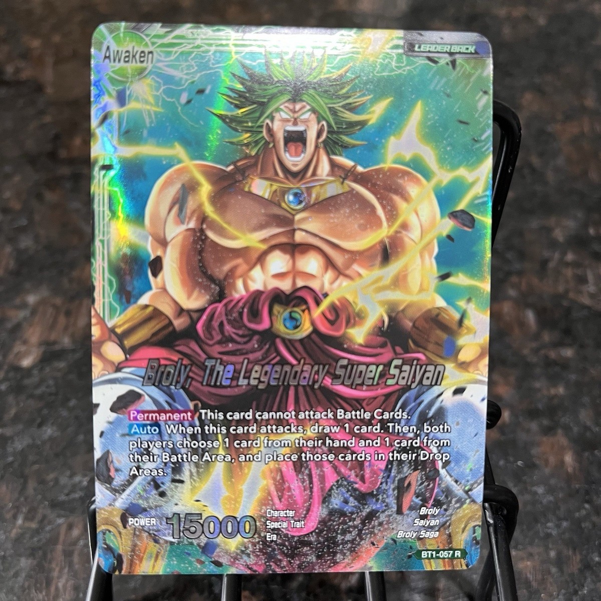 ドラゴンボールカード Ultimate Broly - Legendary Rare Broly the Legendary Super Saiyan Leader Foil Dragon Ball