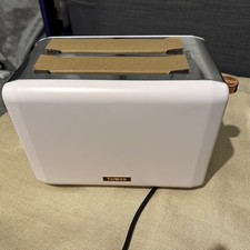 Tower Cavaletto 2 Scheiben Toaster 850W Rosa und Roségold DIE KRÜMELSCHUBLADE FEHLT