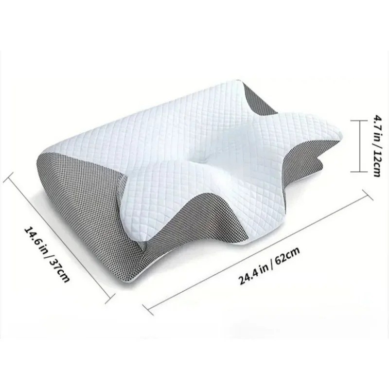 Cervical Memory Foam Pillow for Neck Pain Relief Ergonomic Neck Support Pillows