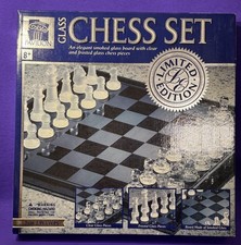 Board Game Chess Set Pavilion Glass Limit. Ed...
