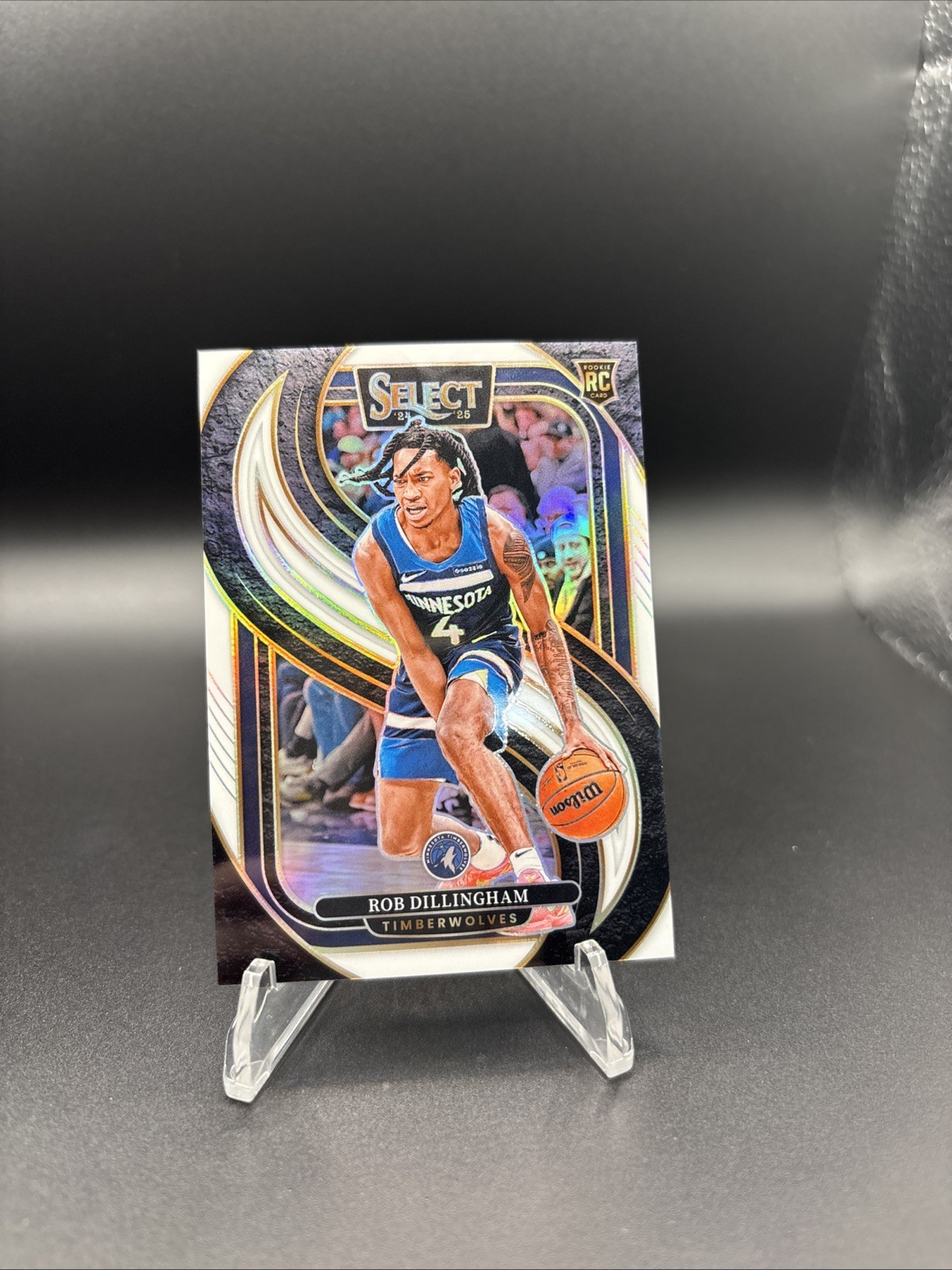 Rob Dillingham 2024-25 Panini Select Sought After White Prizm /149 RC