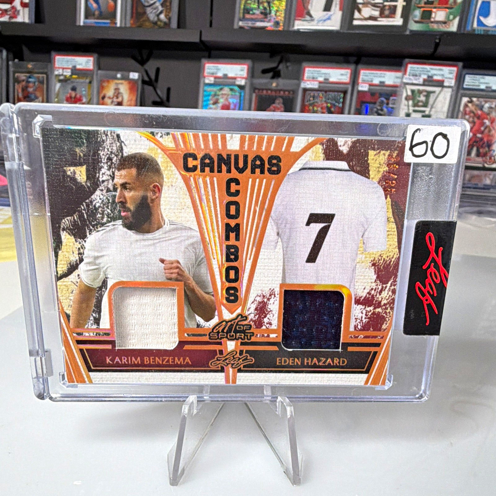 Leaf 2023 Art of Sport Canvas Combos CC-15 Benzema Hazard Dual Mem