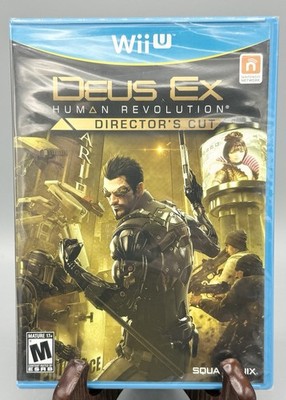Deus Ex: Human Revolution Director's Cut Nintendo Wii U, 2013 New W/DAMAGED ART