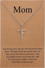 Lcherry Birthday Gifts for Grandma Mom Daughter Teacher Cross Necklace for...