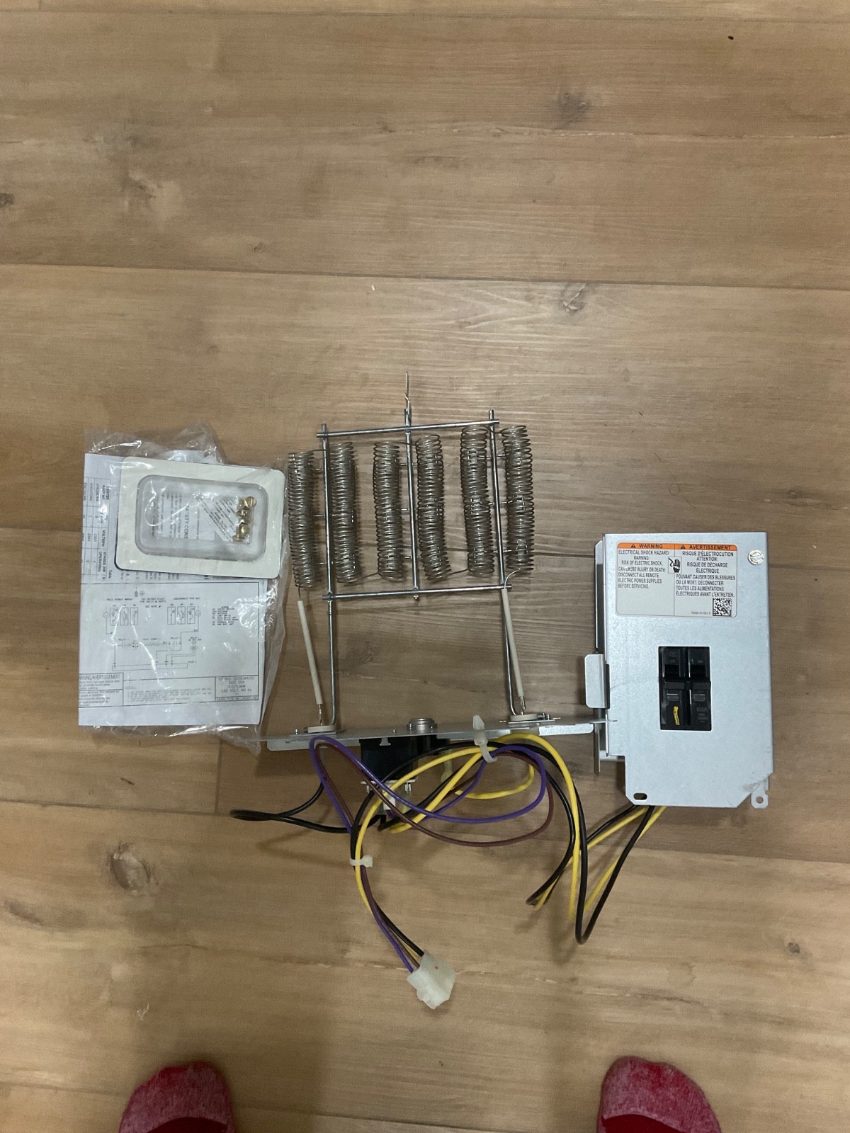 Carrier 5 KW Electric Heat Strip EHC05CKB Kit With 60 A Circuit Breaker NOS
