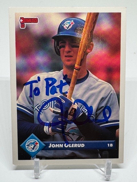 19923 Donruss #483 SIGNED MLB Baseball Card John Olerud