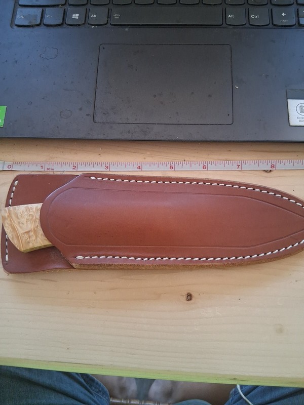 Hall Handmade Knife USA CTS-XHP Maple
