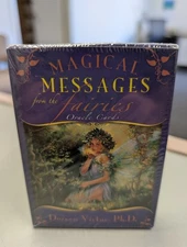 Magical Messages from the Fairies Mini Oracle Deck w/ Digital Guidebook 3"x4"
