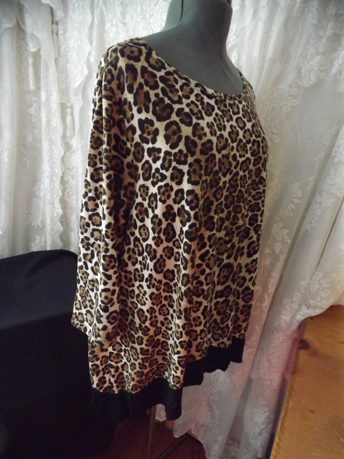 RUBY RD. animal print PULLOVER SWEATER plus size … - image 3