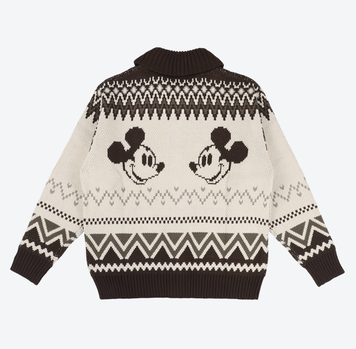 Japan Tokyo Disney Resort Mickey Mouse Sweater Unisex L Size White Limited 2025