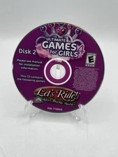 Computer CD Game Ultimate Games for Girls 4 (PC 2008) Lets Ride Silver Buckle