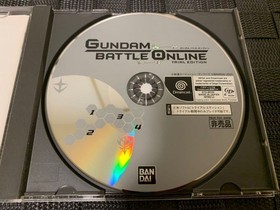 Dc Trial Version Software Gundam Battle Online Dreamcast Sega Demo Disc