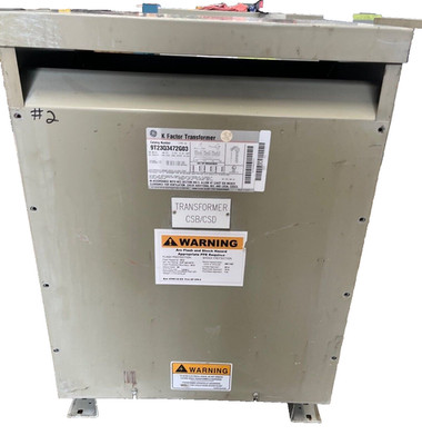 30kVA Pri 480V Sec 208/120V 3PH Indoor Transformer Sola/Hevi-Duty 9T23Q3472G03