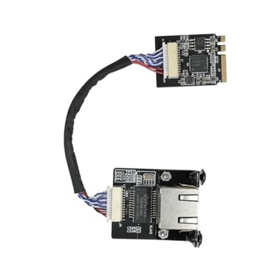 M.2 A E Key To 2.5 Gigabit Ethernet RJ45 LAN Server NIC Fits Intel i226 2230