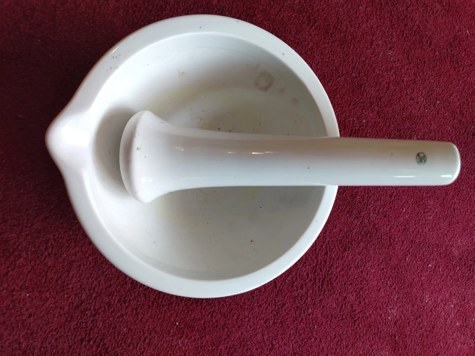 Large JIPO Mortar and Pestle Set Kitchen Spice Grinder 21.5cm Bowl Tool