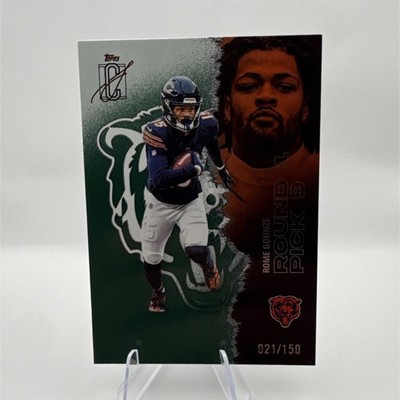 Topps Signature Class 2025 Rome Odunze #10 Bears Serial #021/150