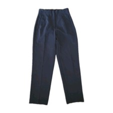 Zara Dress Pants Women Size M Black High Waisted Tailored Trousers Notched Back