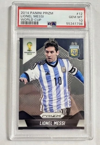 2014 Panini Prizm Lionel Messi World Cup #12 PSA10