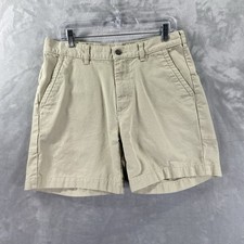 Patagonia Shorts men's 32 Stand Up Canvas 7" Inseam Organic Cotton Tan Outdoor