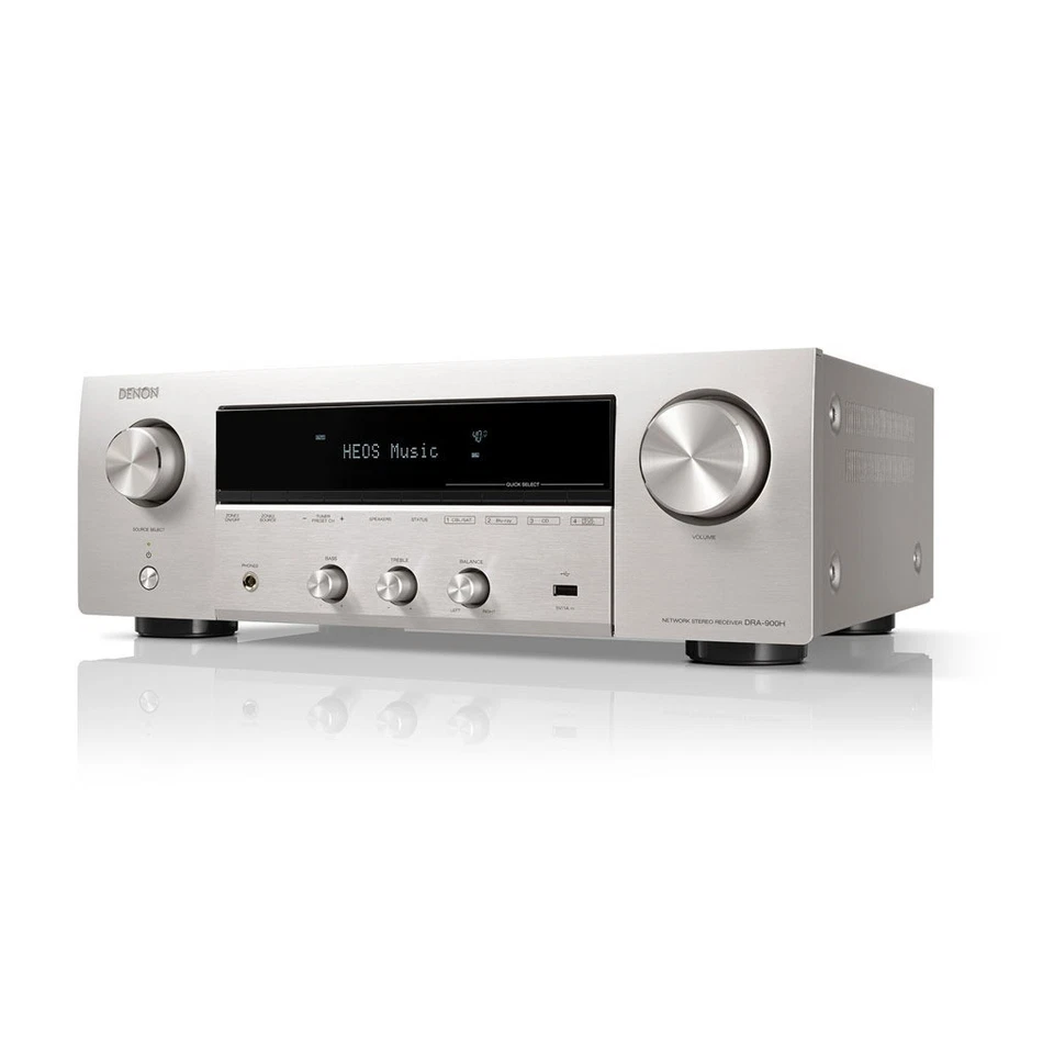 Denon DRA-900H 2.2 Channel 8K Stereo Receiver with HEOS and Bluetooth Silver - Image 3 of 4