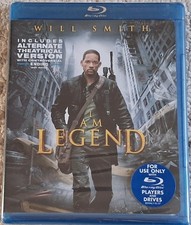 I AM LEGEND BLU-RAY NEW & SEALED WILL SMITH REGION FREE U.S. IMPORT