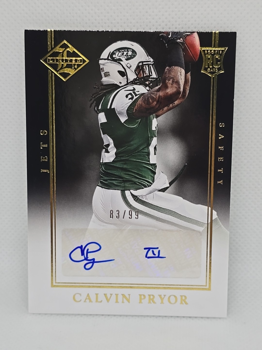 Calvin Pryor Panini Limited #109 Autograph