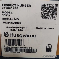 Husqvarna 110iL FLXi Cordless Grass Trimmer and Edger, Attachment Capable