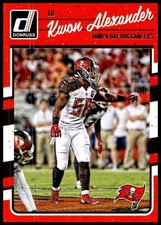 2016 Kwon Alexander Panini Donruss Football #280 Tampa Bay Buccaneers