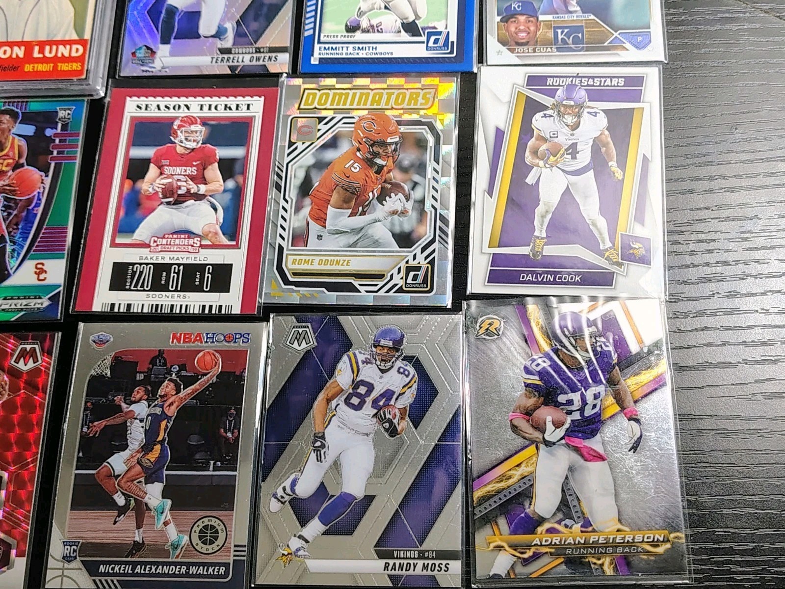 Huge Rookie Vet Sports Cards Collection Lot Graded VTG PSA Don Lund NFL NBA MLB view 5