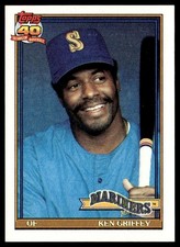 1991 Topps Ken Griffey Sr Seattle Mariners #465