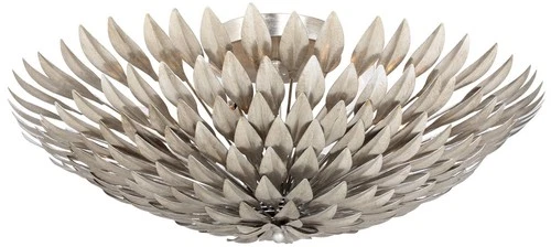 Crystorama Broche 23 3/4" Wide Silver Ceiling Light - Picture 2 of 8