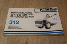 Bertolini Einachsschlepper 312 Bedienungsanleitung   xb11248
