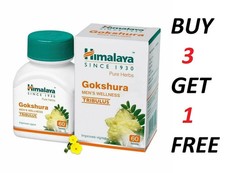 Himalaya Gokshura 60 Tabs  Men  s Wellness  BUY 3 GET 1 FREE