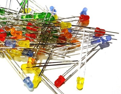 LED 3mm spannungsfest bis 19V Farbwahl 10 Stück Packung