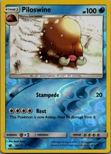 Piloswine Reverse Holo Uncommon SM - Crimson Invasion 20/111 NM