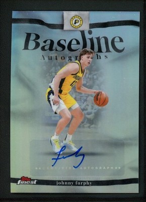 2026 Johnny Furphy Auto Topps Finest Baseline Autographs Refractor