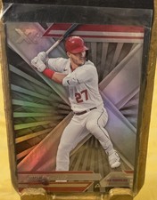 2021 Panini Chronicles Phoenix Mike Trout Hyper Prizm /299 Angels #19