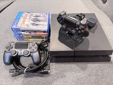 Sony PS4 Console Bundle 2 OEM DualShock 4 Controllers Charging Dock 6 Games
