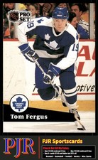 Tom Fergus 1991-92 Pro Set French #234 Toronto Maple Leafs