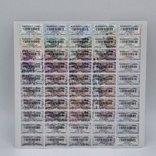 VOID Barcode Hologram Stickers Tamper Proof Warranty Labels 30x15mm Asset Tags