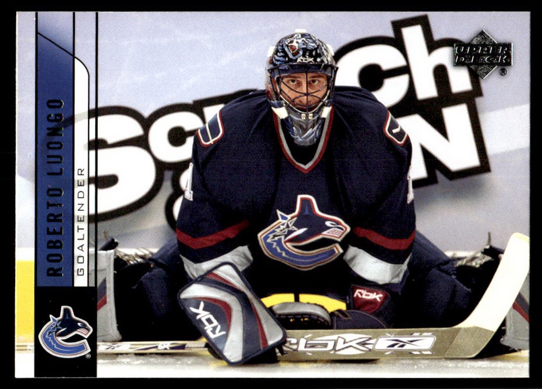 2006-07 Upper Deck #436 Roberto Luongo Vancouver Canucks Hockey Card HOF
