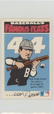 1972 Fleer Famous Feats Willie Keeler #40 HOF 0b0