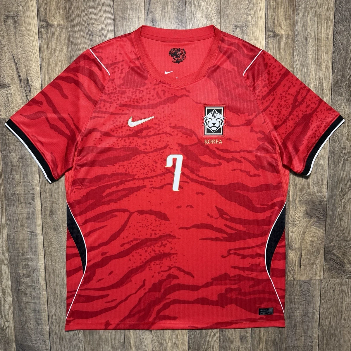 South Korean Men Red National Team Soccer Fan Apparel & Souvenirs